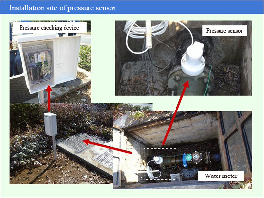 Picture of the pressure sensor