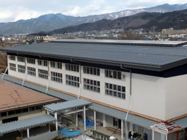 中学校体育館 長野県松本市三菱電機製19.855kW