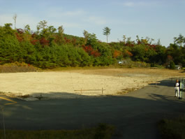 太陽光発電システム設置予定の盛岡ガス(株)松園工場跡地