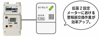 警報器再接続による自動再設定