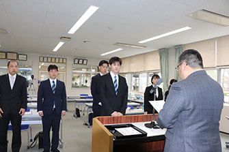 辞令交付