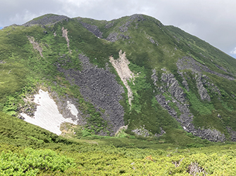 残雪の乗鞍連峰